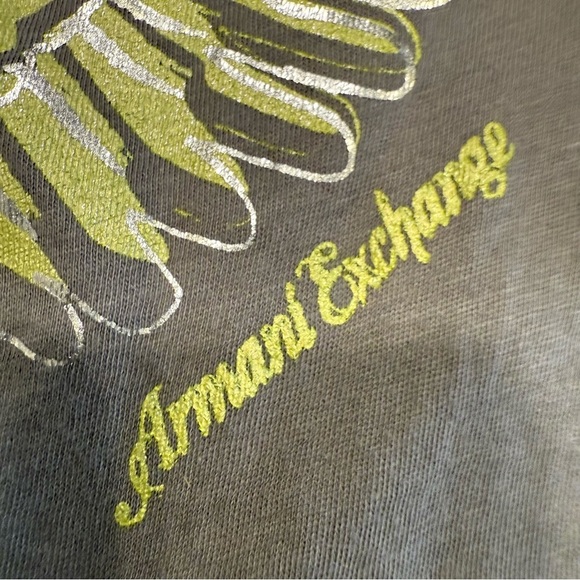 Armani Exchange Women’s Long Sleeve Top With Wing Design Taupe Sz S NWT & COA - Picture 12 of 15